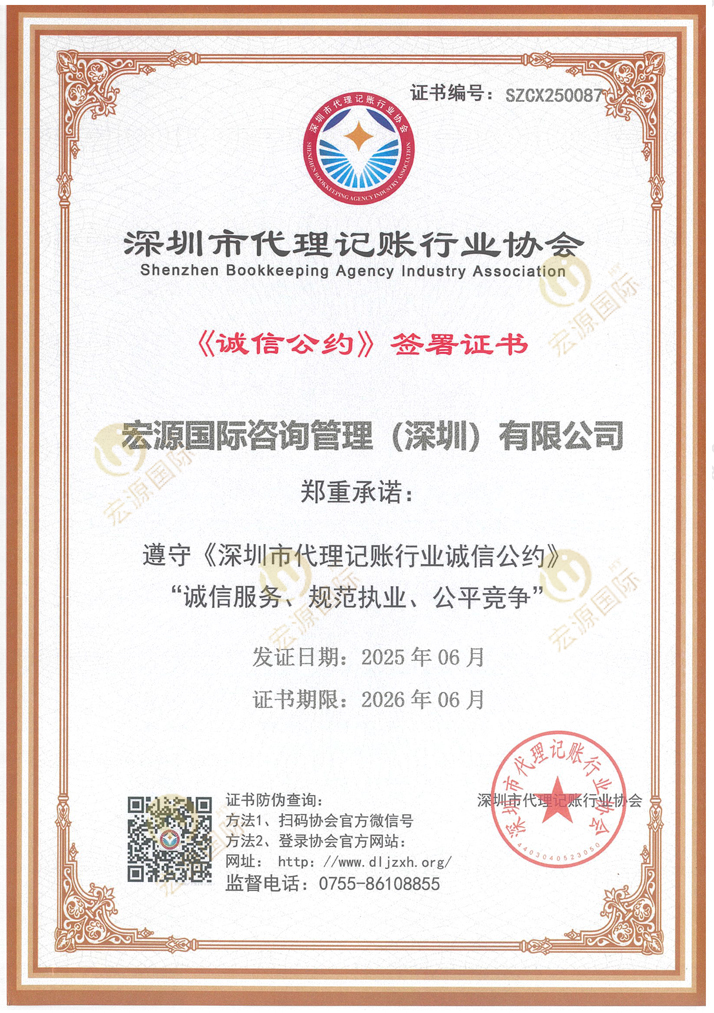 (Integrity Convention) Signing Certificate